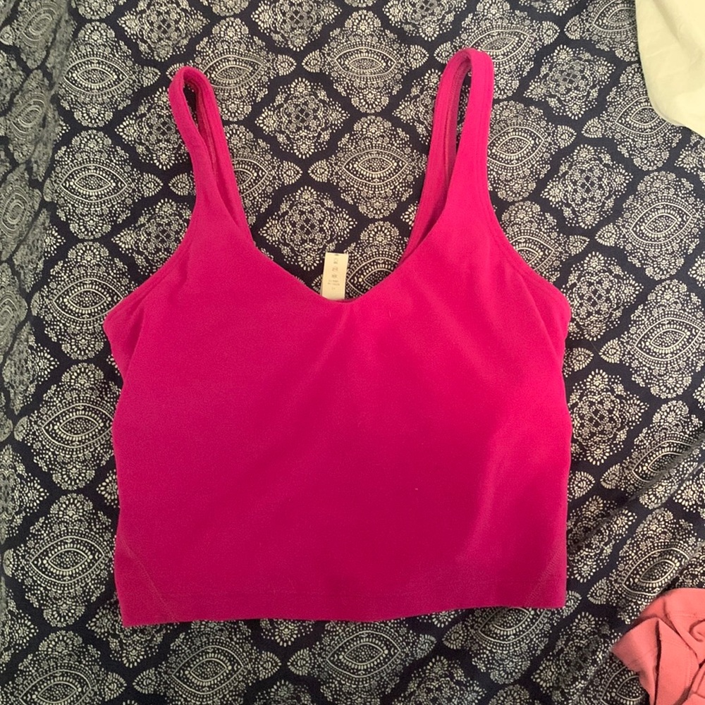 Lululemon ripened raspberry align tank